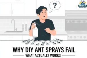 Why DIY Ant Sprays Fail in Kitchens and What Actually Works